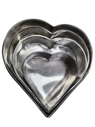 Heart Shape steel Mould - Set of 4 Image