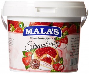 Mala's Fruit Filling (Strawberry) 1Kg Image