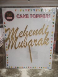 Cake Topper (Mehendi Mubarak) Image