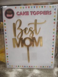 Cake Topper (Best Mom) Image