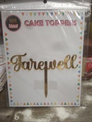 Cake Topper (Farewell) Image