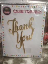 Cake Topper (Thankyou) Image