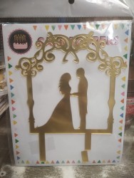 Cake Topper (Groom hold Bride) Image