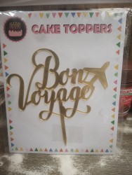 Cake Topper (Bon Voyage) Image
