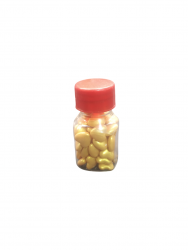 Edible Sprinkle Heart Shape (Golden) 23g Image
