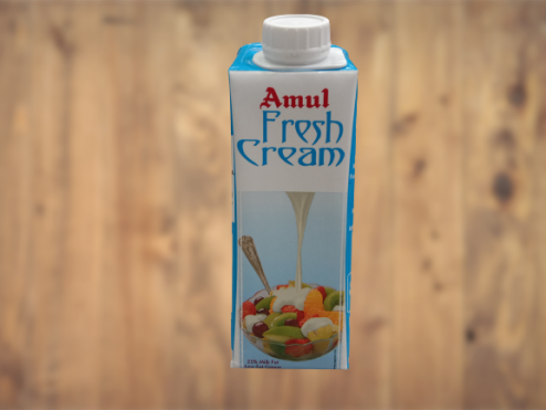 Amul Fresh cream - 250mL  per pack Image