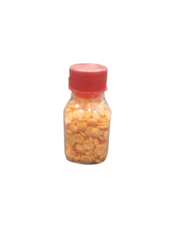 Edible Flat Shaped Orange Sprinkle 45g Image